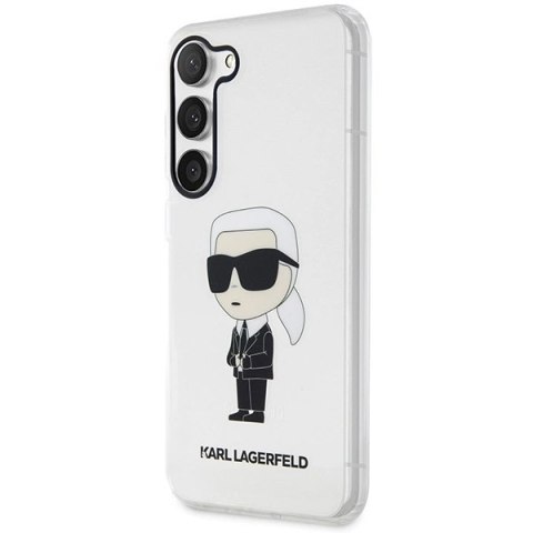 Etui Karl Lagerfeld Ikonik Karl na Samsung Galaxy S23+ - przezroczyste Etui Karl Lagerfeld Ikonik Karl na Samsung Galaxy S23+ - przezroczyste