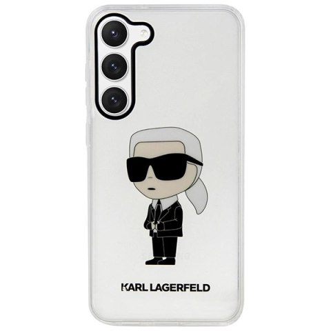 Etui Karl Lagerfeld Ikonik Karl na Samsung Galaxy S23+ - przezroczyste Etui Karl Lagerfeld Ikonik Karl na Samsung Galaxy S23+ - przezroczyste