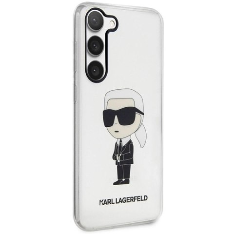 Etui Karl Lagerfeld Ikonik Karl na Samsung Galaxy S23+ - przezroczyste Etui Karl Lagerfeld Ikonik Karl na Samsung Galaxy S23+ - przezroczyste