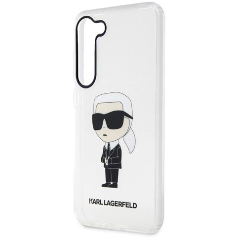 Etui Karl Lagerfeld Ikonik Karl na Samsung Galaxy S23+ - przezroczyste Etui Karl Lagerfeld Ikonik Karl na Samsung Galaxy S23+ - przezroczyste