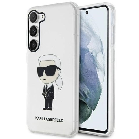 Etui Karl Lagerfeld Ikonik Karl na Samsung Galaxy S23 - przezroczyste Etui Karl Lagerfeld Ikonik Karl na Samsung Galaxy S23 - przezroczyste