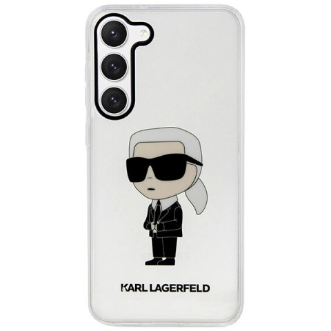 Etui Karl Lagerfeld Ikonik Karl na Samsung Galaxy S23 - przezroczyste Etui Karl Lagerfeld Ikonik Karl na Samsung Galaxy S23 - przezroczyste