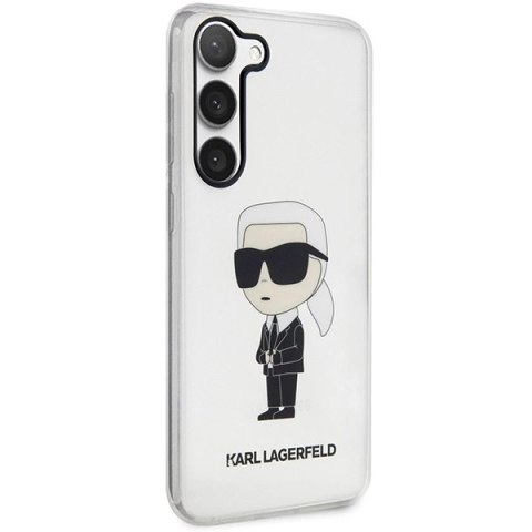 Etui Karl Lagerfeld Ikonik Karl na Samsung Galaxy S23 - przezroczyste Etui Karl Lagerfeld Ikonik Karl na Samsung Galaxy S23 - przezroczyste