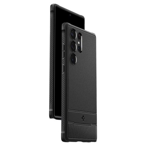 Etui Spigen Rugged Armor na Samsung Galaxy S23 Ultra - czarny mat Etui Spigen Rugged Armor na Samsung Galaxy S23 Ultra - czarny mat