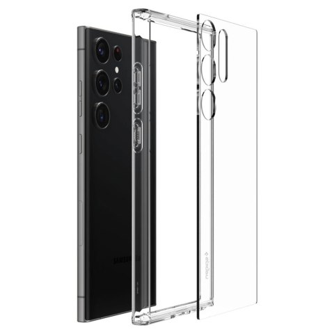 Etui Spigen Ultra Hybrid na Samsung Galaxy S23 Ultra - przezroczyste Etui Spigen Ultra Hybrid na Samsung Galaxy S23 Ultra - przezroczyste
