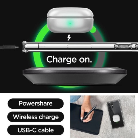 Etui Spigen Ultra Hybrid na Samsung Galaxy S23 Ultra - przezroczyste Etui Spigen Ultra Hybrid na Samsung Galaxy S23 Ultra - przezroczyste