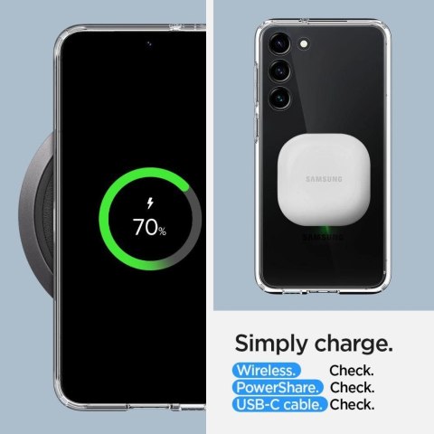 Etui Spigen Ultra Hybrid na Samsung Galaxy S23+ - przezroczyste Etui Spigen Ultra Hybrid na Samsung Galaxy S23+ - przezroczyste