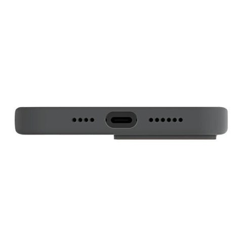 Etui UNIQ Lino Hue Magclick Charging na iPhone 14 Plus - szare Etui UNIQ Lino Hue Magclick Charging na iPhone 14 Plus - szare