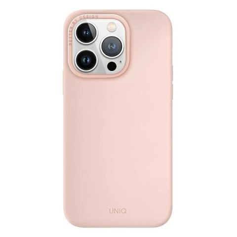 Etui UNIQ Lino Hue Magclick Charging na iPhone 14 Pro Max - różowe Etui UNIQ Lino Hue Magclick Charging na iPhone 14 Pro Max - różowe