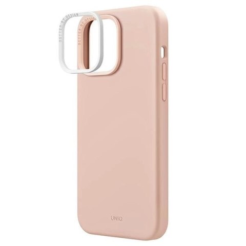 Etui UNIQ Lino Hue Magclick Charging na iPhone 14 Pro Max - różowe Etui UNIQ Lino Hue Magclick Charging na iPhone 14 Pro Max - różowe