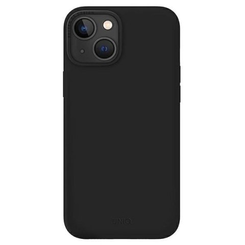 Etui Uniq Lino na iPhone 14 Plus - czarne Etui Uniq Lino na iPhone 14 Plus - czarne