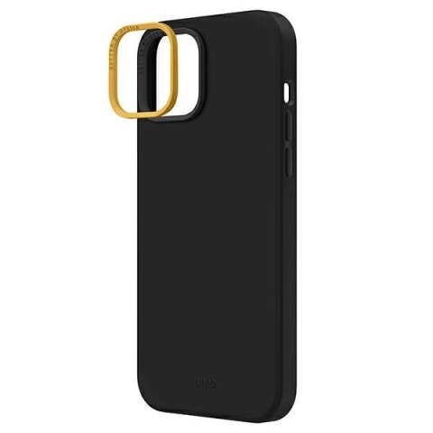 Etui Uniq Lino na iPhone 14 Plus - czarne Etui Uniq Lino na iPhone 14 Plus - czarne