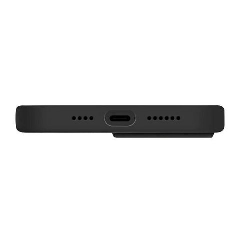 Etui Uniq Lino na iPhone 14 Plus - czarne Etui Uniq Lino na iPhone 14 Plus - czarne