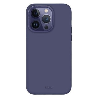 Etui Uniq Lino na iPhone 14 Pro Max - purpurowe