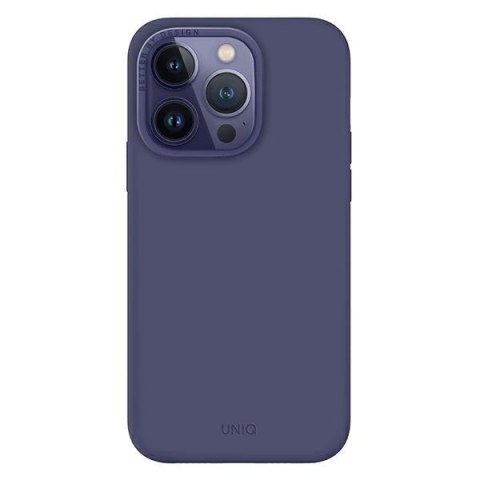 Etui Uniq Lino na iPhone 14 Pro Max - purpurowe Etui Uniq Lino na iPhone 14 Pro Max - purpurowe