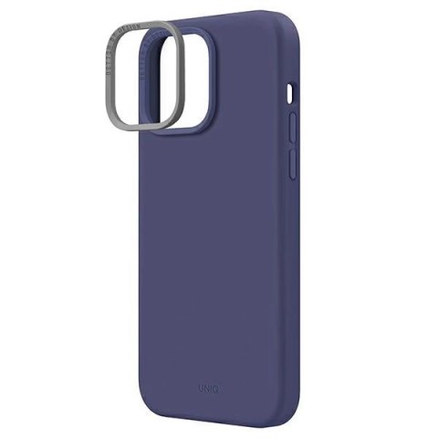 Etui Uniq Lino na iPhone 14 Pro Max - purpurowe Etui Uniq Lino na iPhone 14 Pro Max - purpurowe