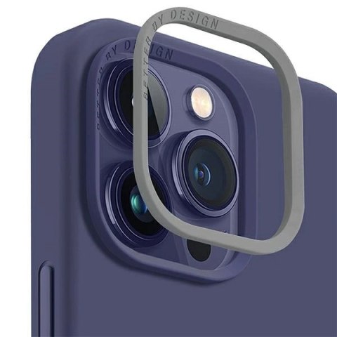 Etui Uniq Lino na iPhone 14 Pro Max - purpurowe Etui Uniq Lino na iPhone 14 Pro Max - purpurowe