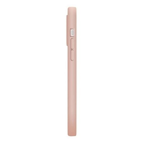 Etui Uniq Lino na iPhone 14 Pro Max - różowe