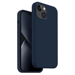Etui Uniq Lino na iPhone 14 - niebieskie