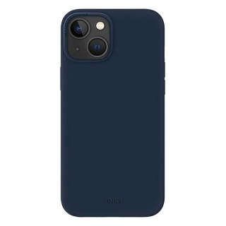 Etui Uniq Lino na iPhone 14 - niebieskie