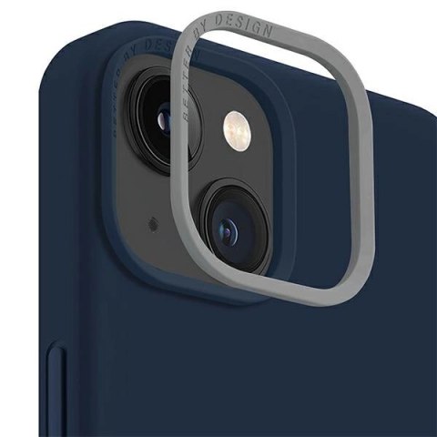 Etui Uniq Lino na iPhone 14 - niebieskie Etui Uniq Lino na iPhone 14 - niebieskie