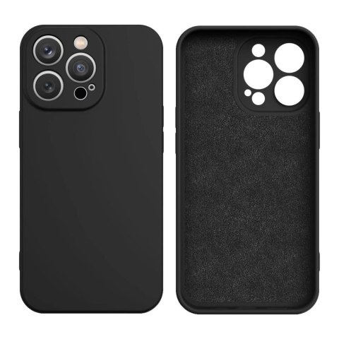 Silicone case etui Samsung Galaxy S23 Ultra silikonowy pokrowiec czarne Silicone case etui Samsung Galaxy S23 Ultra silikonowy pokrowiec czarne