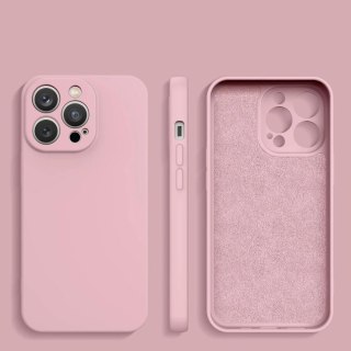Silicone case etui Samsung Galaxy S23+ silikonowy pokrowiec różowe