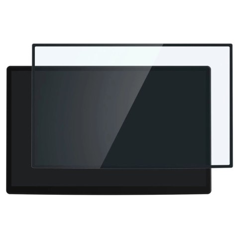 Szkło hartowane Spigen Glas.tR EZ Fit na Tesla Model X 2022 / Model S 2021 - czarne Szkło hartowane Spigen Glas.tR EZ Fit na Tesla Model X 2022 / Model S 2021 - czarne