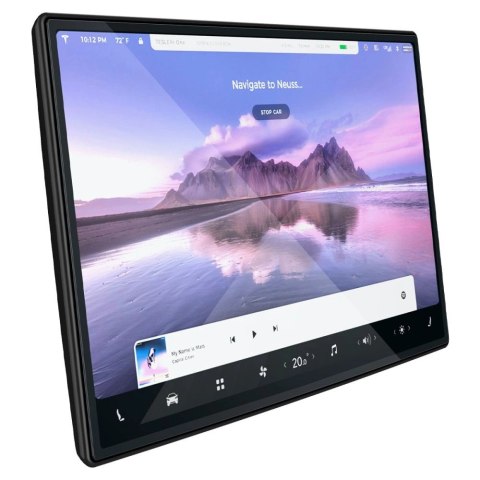 Szkło hartowane Spigen Glas.tR EZ Fit na Tesla Model X 2022 / Model S 2021 - czarne Szkło hartowane Spigen Glas.tR EZ Fit na Tesla Model X 2022 / Model S 2021 - czarne