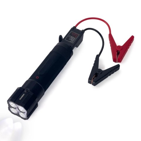 Choetech jump starter z powerbankiem 8000mAh - latarka LED (TC0016) - czarny Choetech jump starter z powerbankiem 8000mAh - latarka LED (TC0016) - czarny
