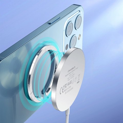 Choetech ładowarka indukcyjna 15W z kablem USB C biała (T518-F) Choetech ładowarka indukcyjna 15W z kablem USB C biała (T518-F)
