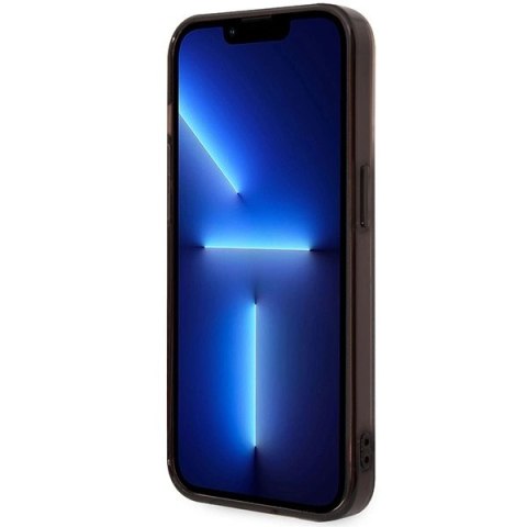Etui BMW Half Tricolor na iPhone 14 Pro - czarne