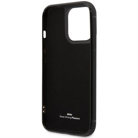 Etui BMW Leather Card Slot na iPhone 14 Pro - czarne Etui BMW Leather Card Slot na iPhone 14 Pro - czarne