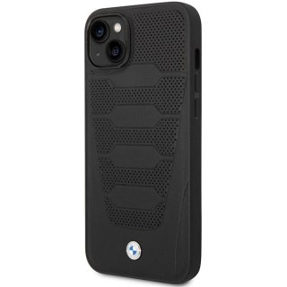 Etui BMW Leather Seats Pattern na iPhone 14 - czarne