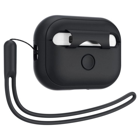 Etui Spigen Silicone Fit Strap na Apple AirPods Pro 1 / 2 - czarne Etui Spigen Silicone Fit Strap na Apple AirPods Pro 1 / 2 - czarne