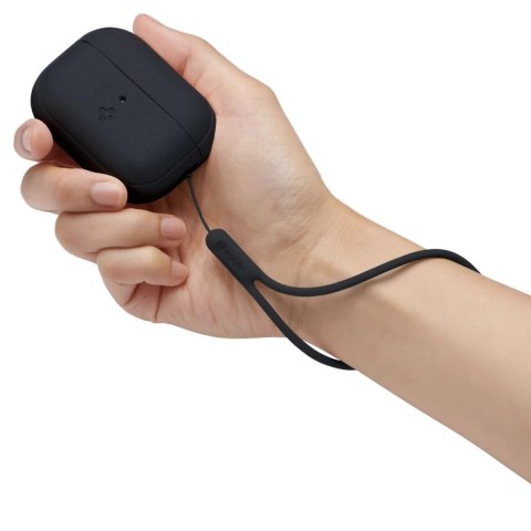 Etui Spigen Silicone Fit Strap na Apple AirPods Pro 1 / 2 - czarne Etui Spigen Silicone Fit Strap na Apple AirPods Pro 1 / 2 - czarne