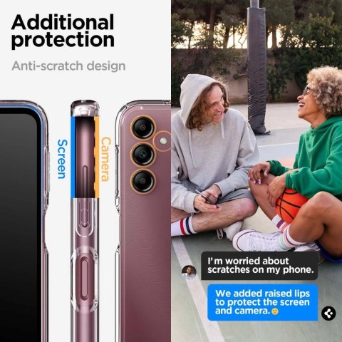 Etui Spigen Ultra Hybrid na Samsung Galaxy A14 5G - przezroczyste
