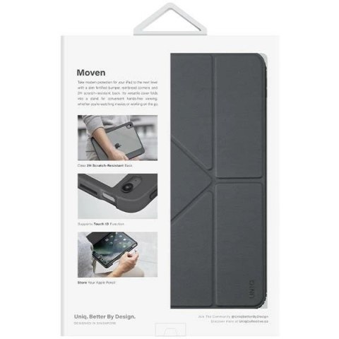 Etui UNIQ Moven na iPad 10 gen (2022) - szare