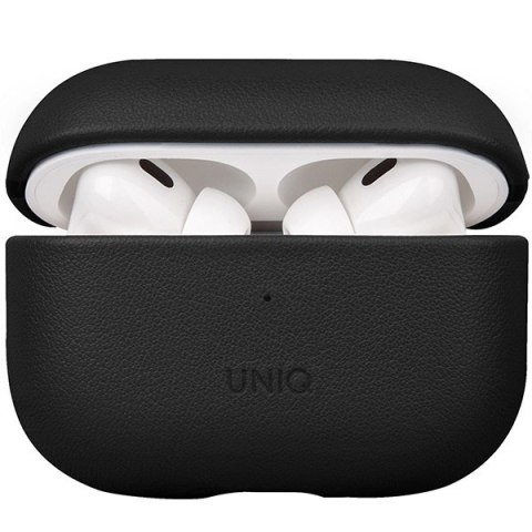 Etui UNIQ Terra Genuine Leather na AirPods Pro 2 - czarne Etui UNIQ Terra Genuine Leather na AirPods Pro 2 - czarne