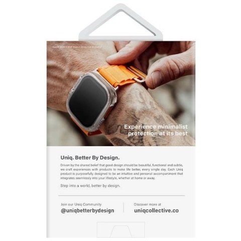 Etui Uniq Garde na Apple Watch Ultra 49 mm - przezroczyste