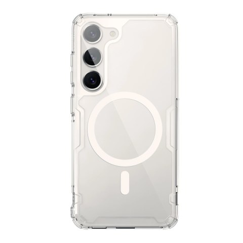 Nillkin Nature Pro Magnetic Case etui do Samsung Galaxy S23+ z MagSafe pancerny pokrowiec białe Nillkin Nature Pro Magnetic Case etui do Samsung Galaxy S23+ z MagSafe pancerny pokrowiec białe