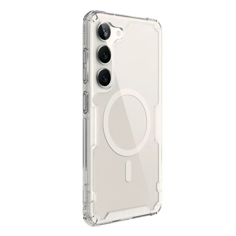 Nillkin Nature Pro Magnetic Case etui do Samsung Galaxy S23+ z MagSafe pancerny pokrowiec białe Nillkin Nature Pro Magnetic Case etui do Samsung Galaxy S23+ z MagSafe pancerny pokrowiec białe