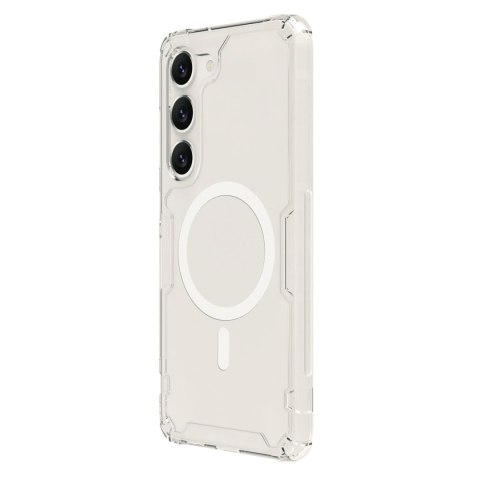 Nillkin Nature Pro Magnetic Case etui do Samsung Galaxy S23+ z MagSafe pancerny pokrowiec białe Nillkin Nature Pro Magnetic Case etui do Samsung Galaxy S23+ z MagSafe pancerny pokrowiec białe