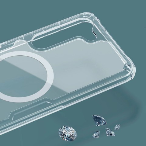Nillkin Nature Pro Magnetic Case etui do Samsung Galaxy S23 z MagSafe pancerny pokrowiec białe