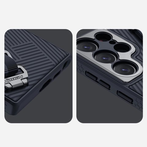 Nillkin Strap Case etui do Samsung Galaxy S23 Ultra pancerny pokrowiec z paskiem na rękę zielone Nillkin Strap Case etui do Samsung Galaxy S23 Ultra pancerny pokrowiec z paskiem na rękę zielone