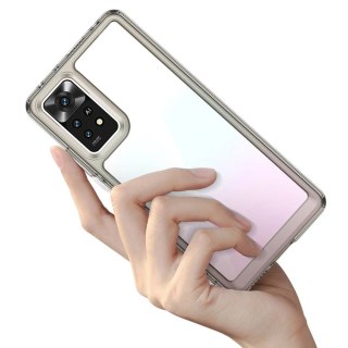 Outer Space Case etui Xiaomi Poco X5 Pro 5G / Redmi Note 12 Pro pokrowiec z elastyczną ramką czarne
