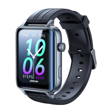 Smartwatch Joyroom Fit-Life JR-FT6 z funkcją odbierania połączeń / ochroną IP68 - czarny Smartwatch Joyroom Fit-Life JR-FT6 z funkcją odbierania połączeń / ochroną IP68 - czarny