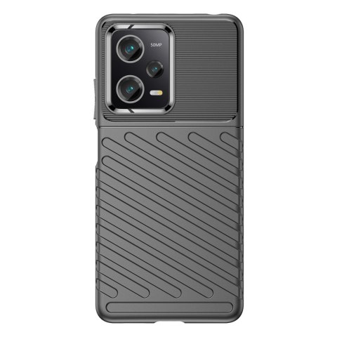 Thunder Case etui Xiaomi Poco X5 Pro 5G / Redmi Note 12 Pro silikonowy pancerny pokrowiec czarne Thunder Case etui Xiaomi Poco X5 Pro 5G / Redmi Note 12 Pro silikonowy pancerny pokrowiec czarne