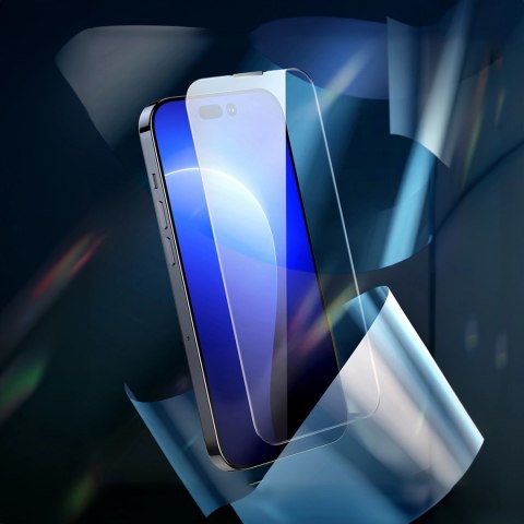 Baseus szkło hartowane do iPhone 14 Plus / 13 Pro Max na cały ekran z osłoną na głośnik 0.4mm + zestaw montażowy Baseus szkło hartowane do iPhone 14 Plus / 13 Pro Max na cały ekran z osłoną na głośnik 0.4mm + zestaw montażowy