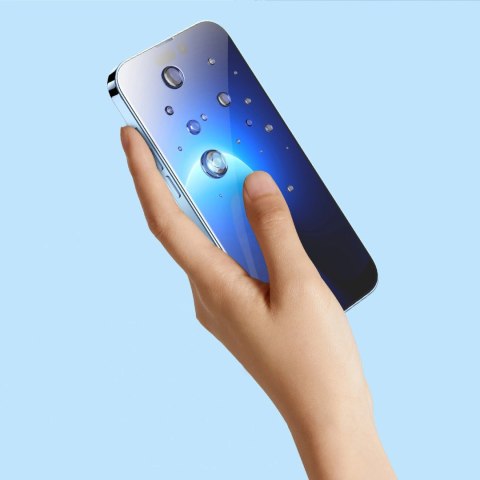 Baseus szkło hartowane do iPhone 14 Plus / 13 Pro Max na cały ekran z osłoną na głośnik 0.4mm + zestaw montażowy Baseus szkło hartowane do iPhone 14 Plus / 13 Pro Max na cały ekran z osłoną na głośnik 0.4mm + zestaw montażowy